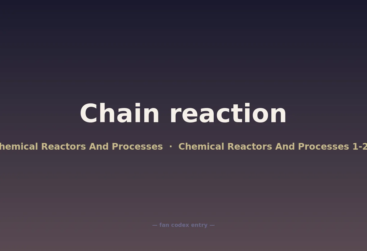 Chain reaction