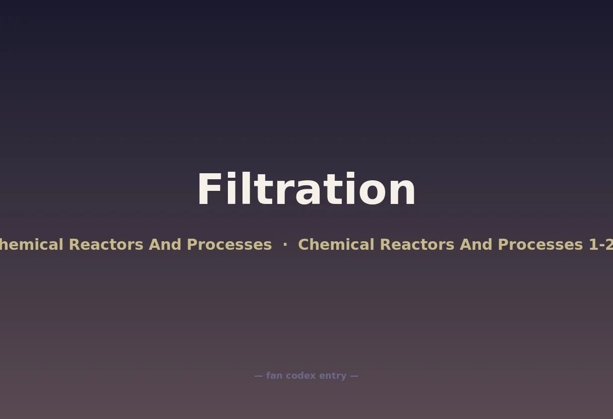 Filtration