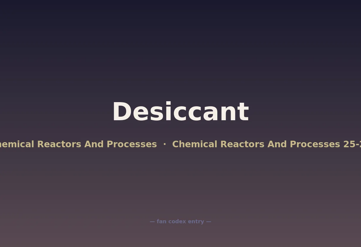 Desiccant